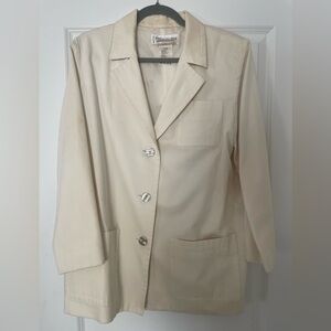 Vintage Yves Saint Laurent Cream Blazer